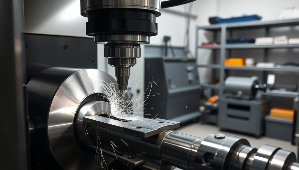 CNC-Drehen Materialabtrag Prozess