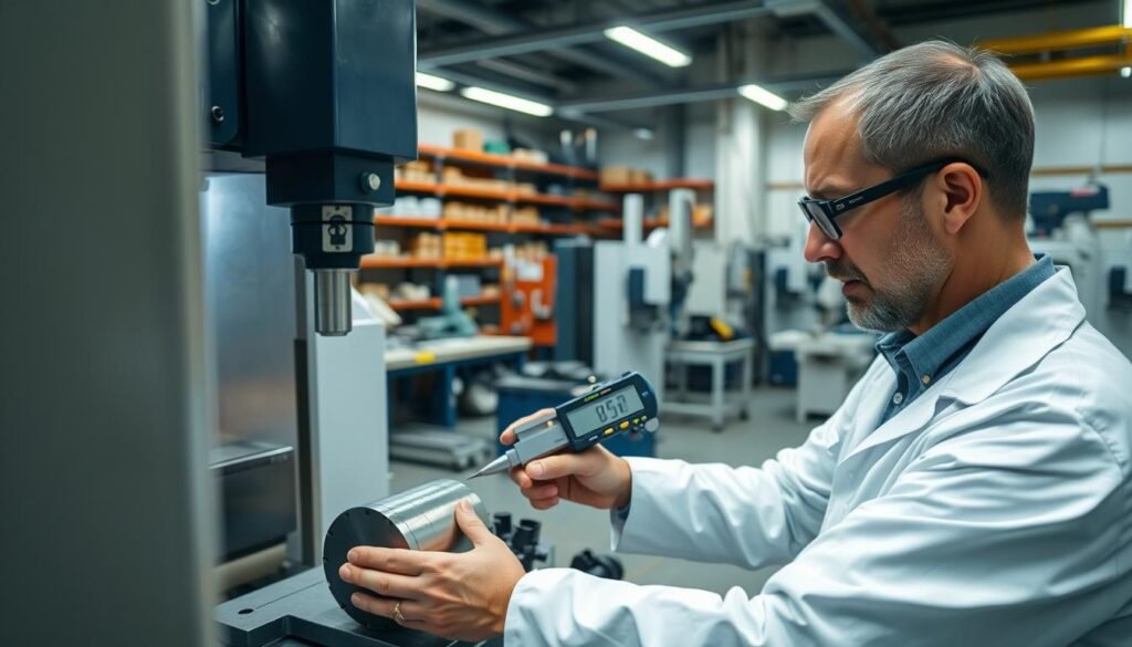 CNC-Fräse Qualitätskontrolle