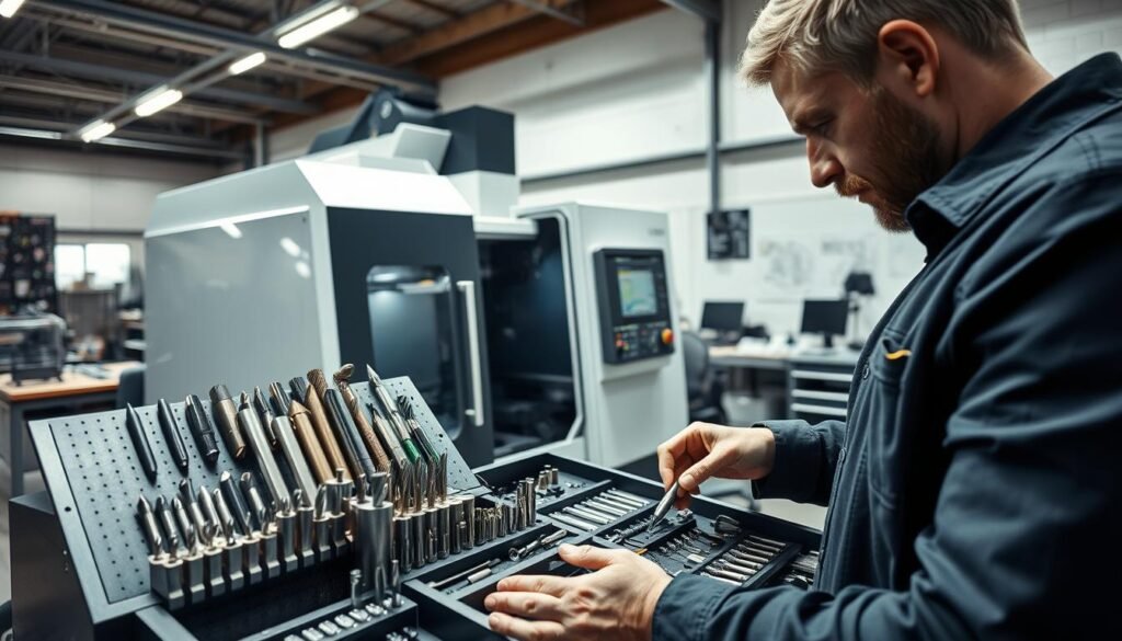 CNC-Fräser Werkzeugverwaltung