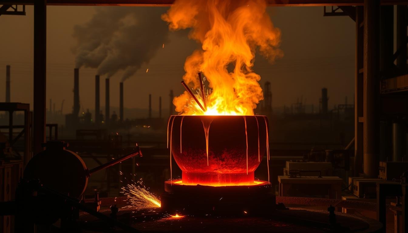 Melting point in steel